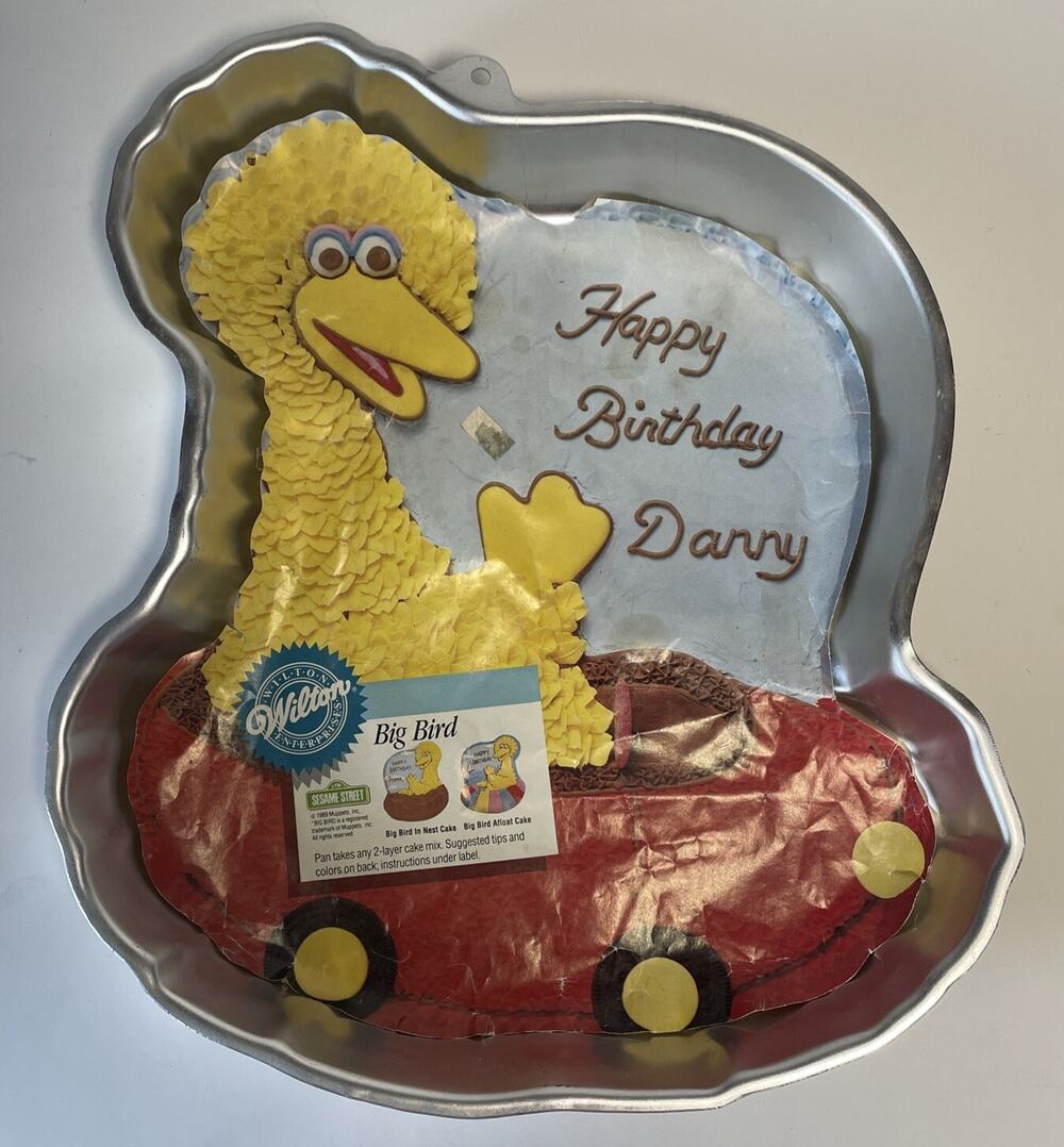 Wilton BIG BIRD Cake Pan Mold 1989 Sesame Street 2105-805